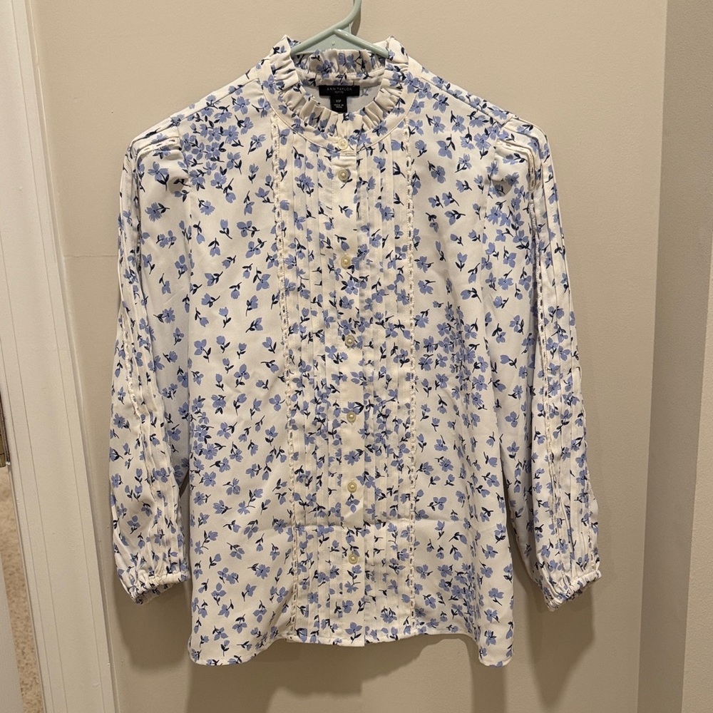 Floral Button-Up Blouse